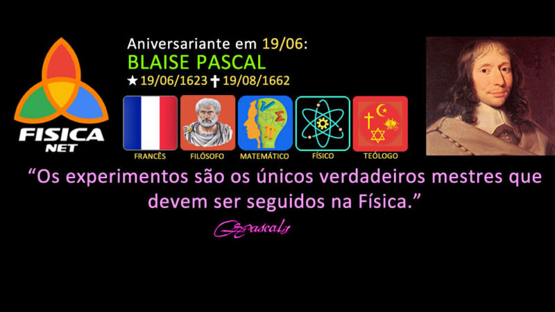 Em 19/06: BLAISE PASCAL