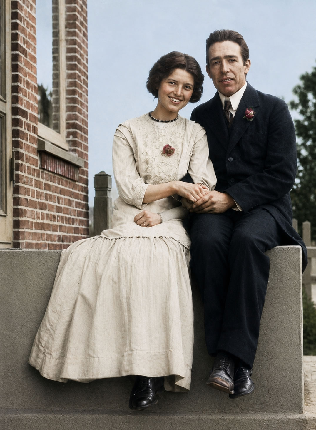 Niels Bohr e Margrethe Nørlund em sua juventude